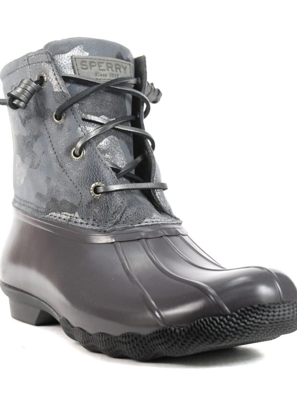 Sperry Women's Saltwater Metallic Camo Duck Boots